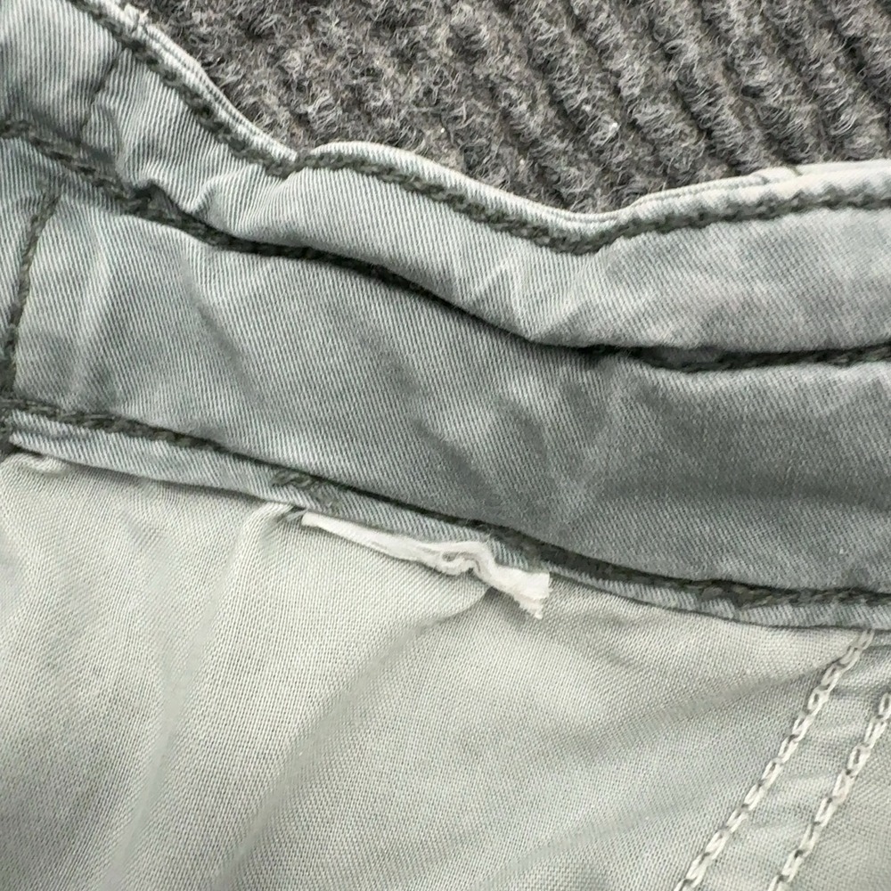 American Eagle Cargo Pants Mens 39x28 Sage Green Cotton Stretch Jogger Utility - Picture 5 of 9